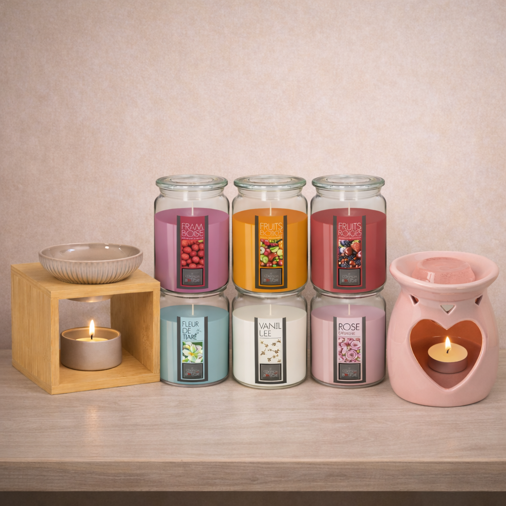 נרות, קטורות ומבערים