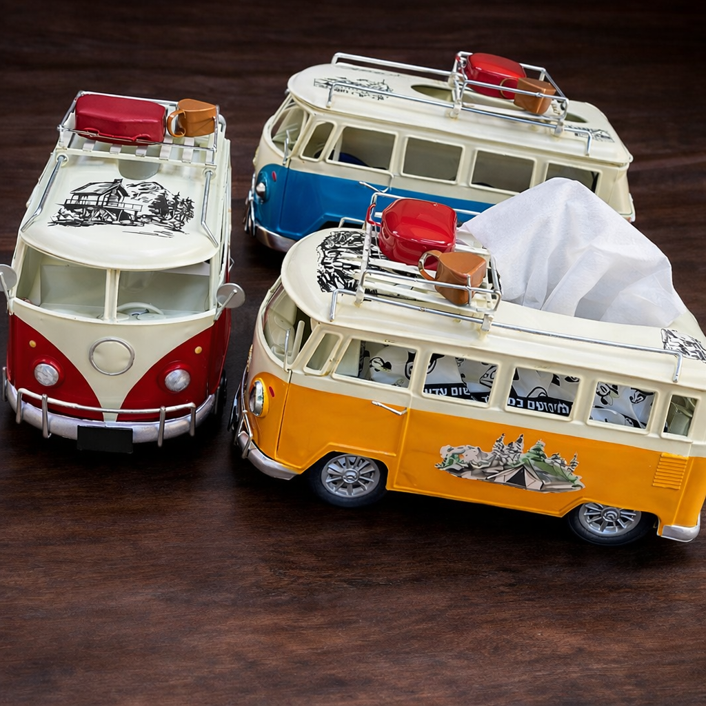 אוטובוס רטרו מתכת לטישו