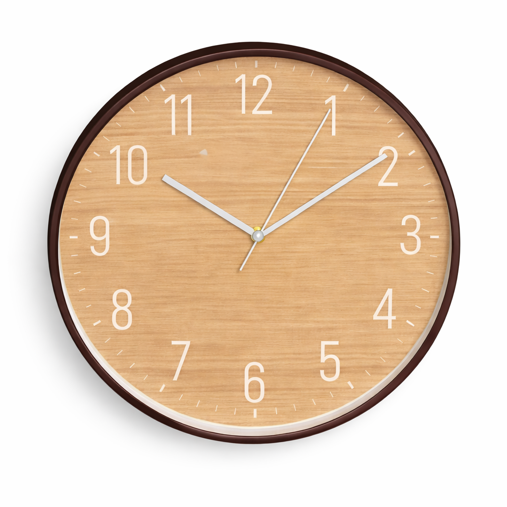 שעון קיר מסגרת בצבע זהב\חום