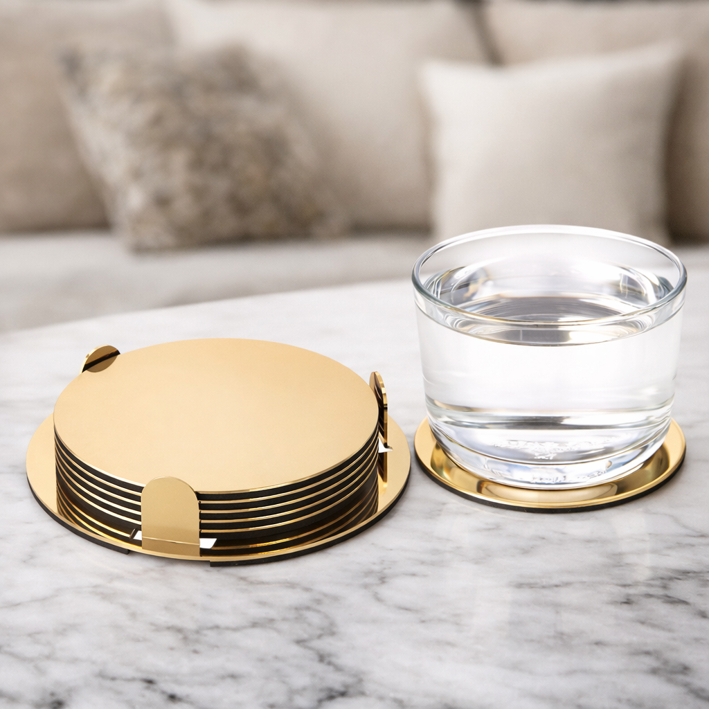 סט 6 תחתיות ממתכת