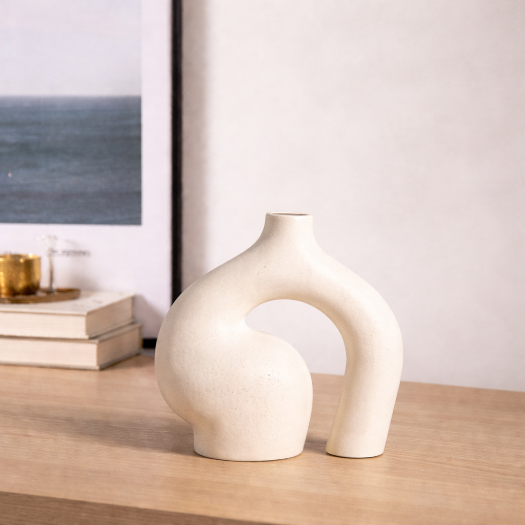 אגרטל קרמיקה "רגל" 15*5 ס"מ