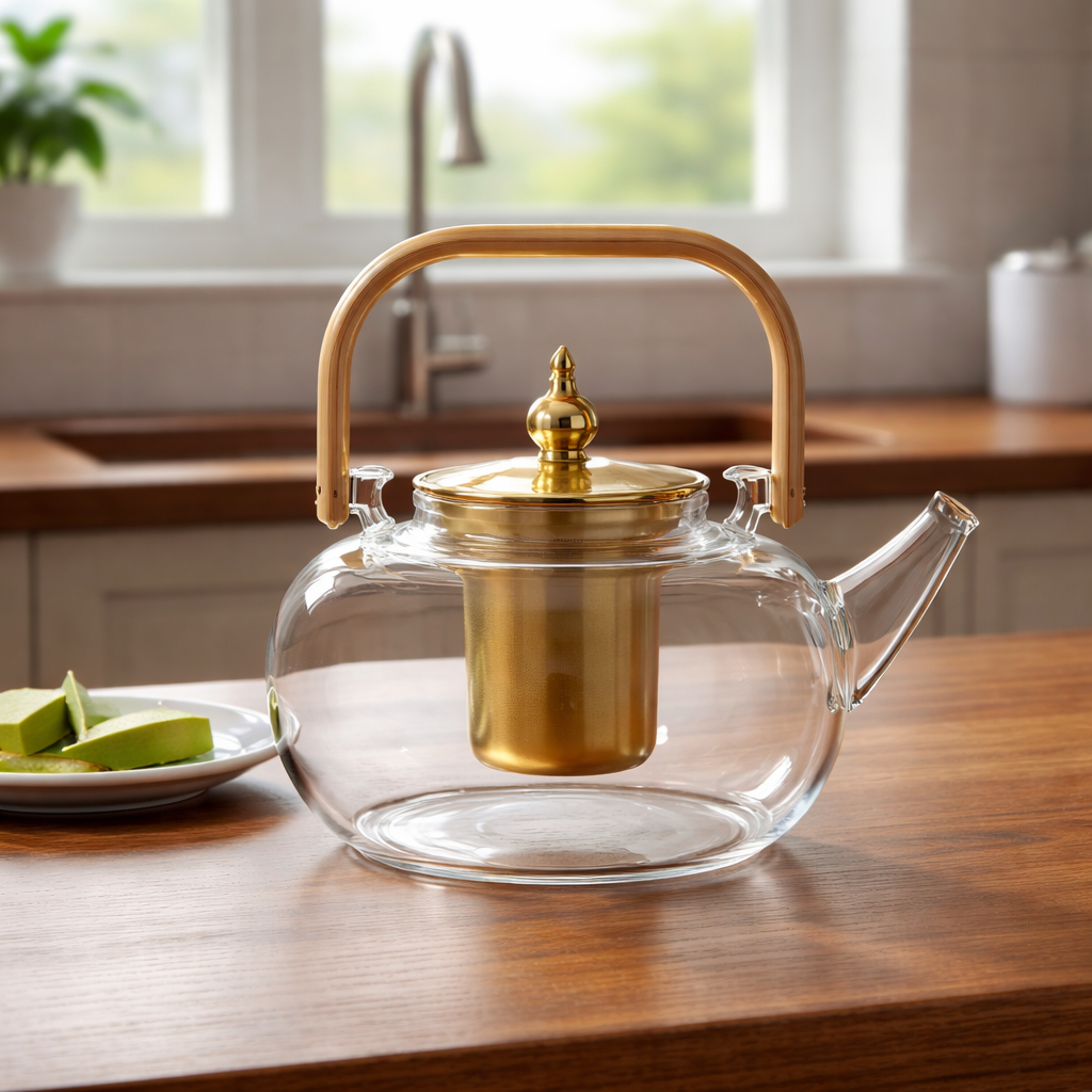 קומקום מזכוכית 1200 מ"ל