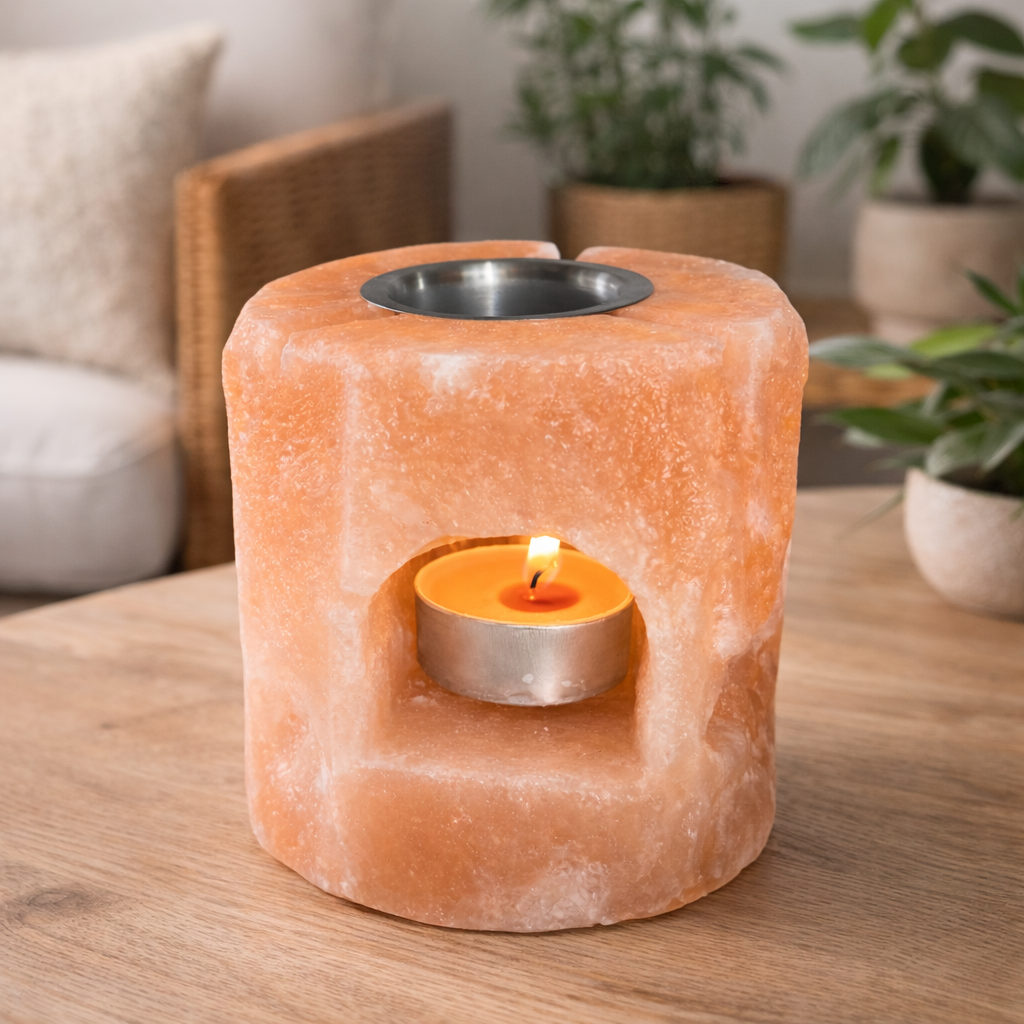 מבער מאבן מלח טבעית