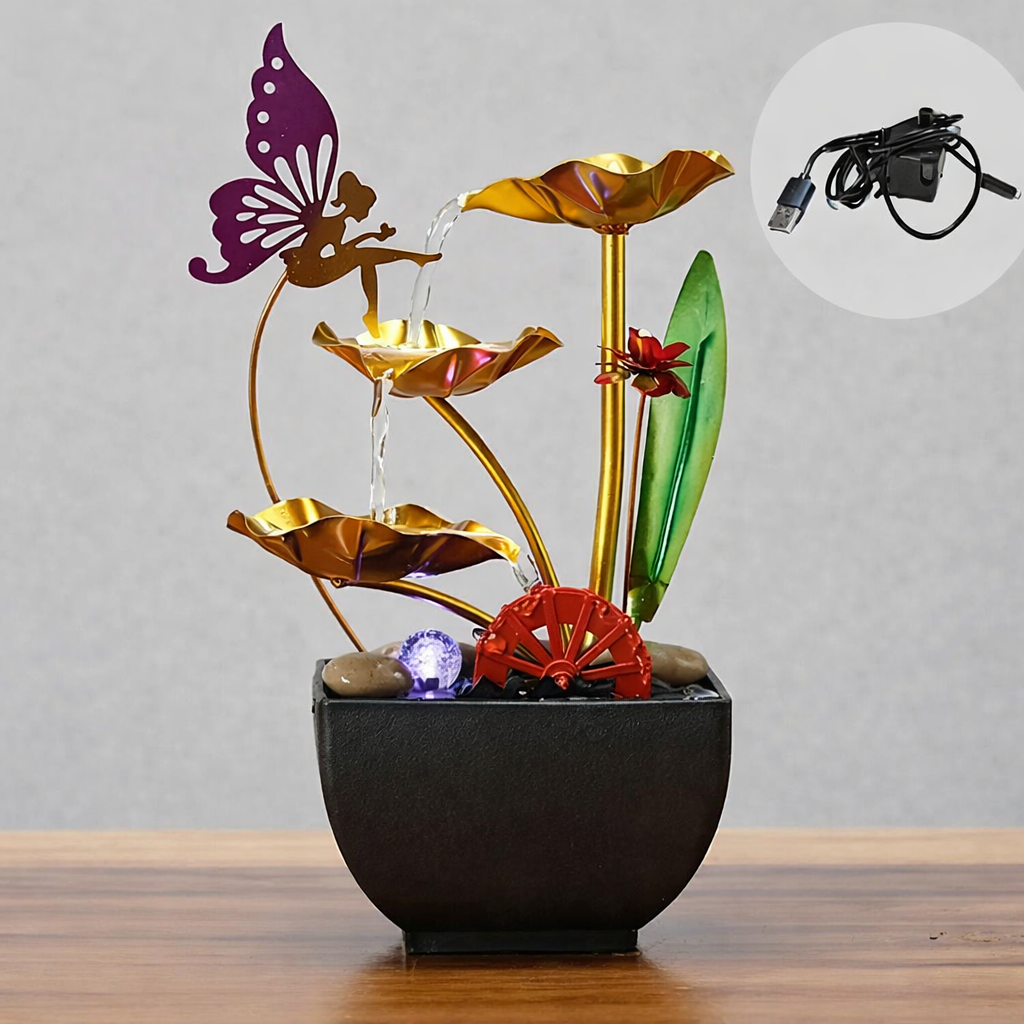 מזרקת מים עם פיה