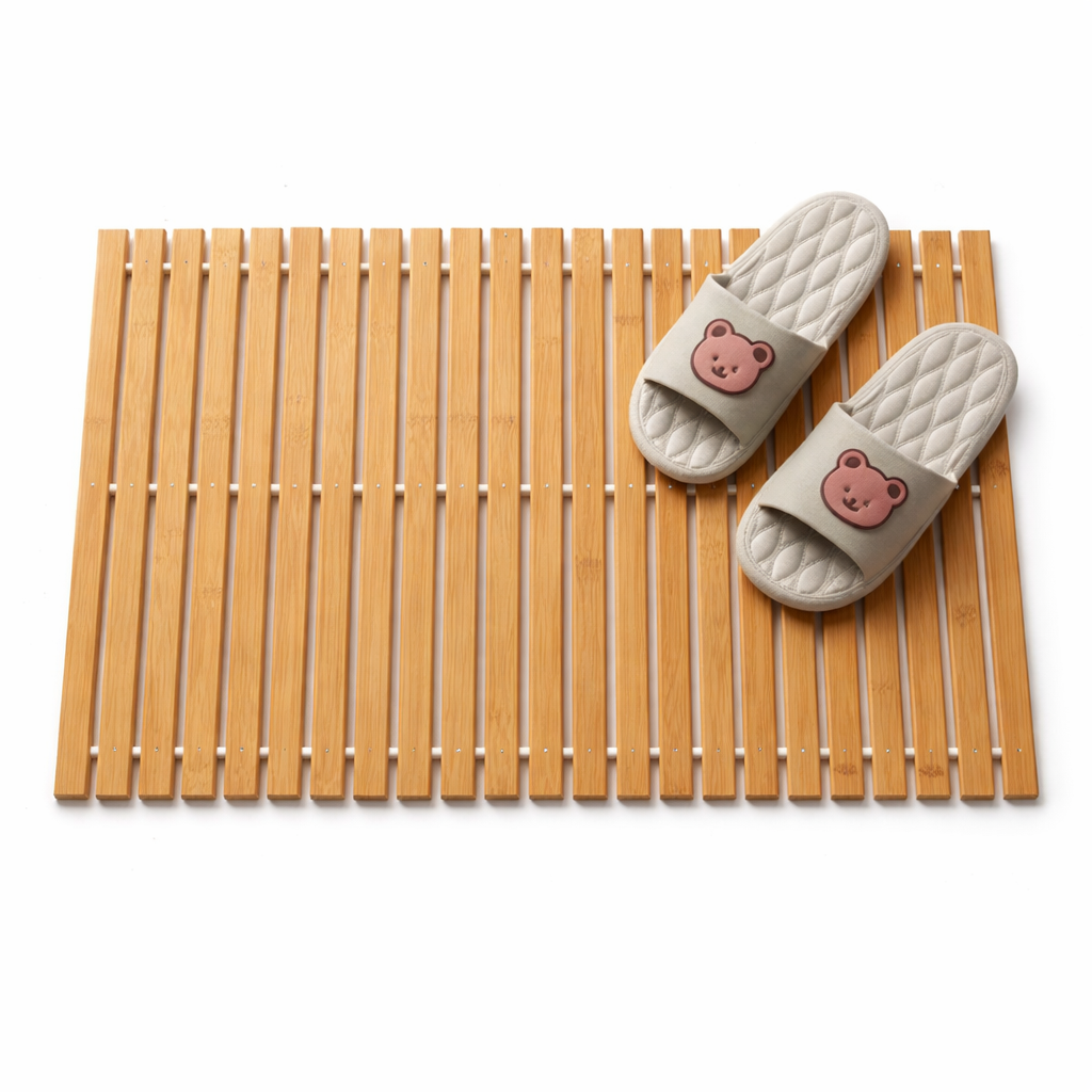 משטח מבמבוק לחדר האמבטיה