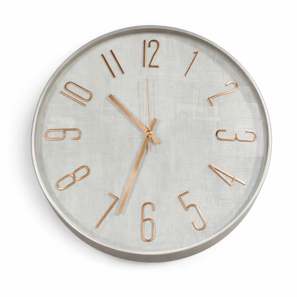 שעון קיר ירוק\לבן