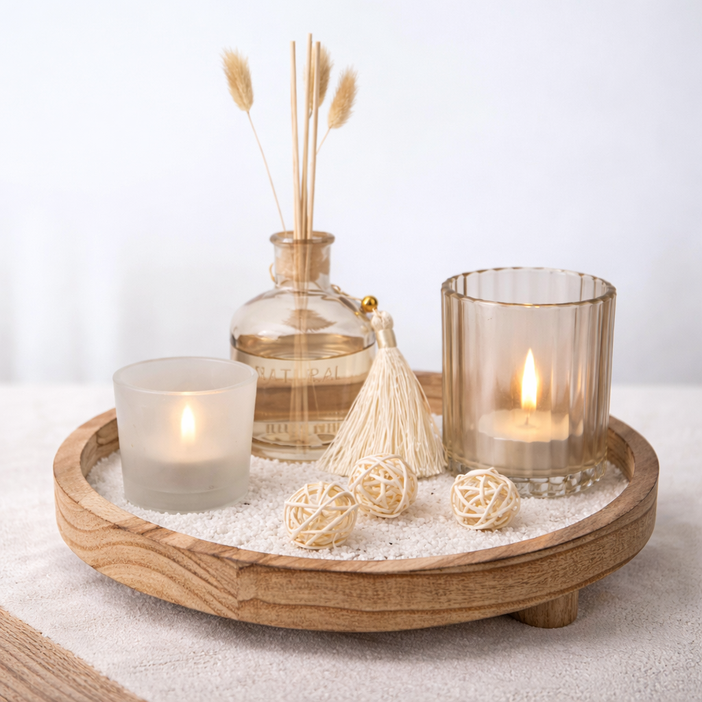 סט מפיץ ריח יוקרתי לבית  – וניל