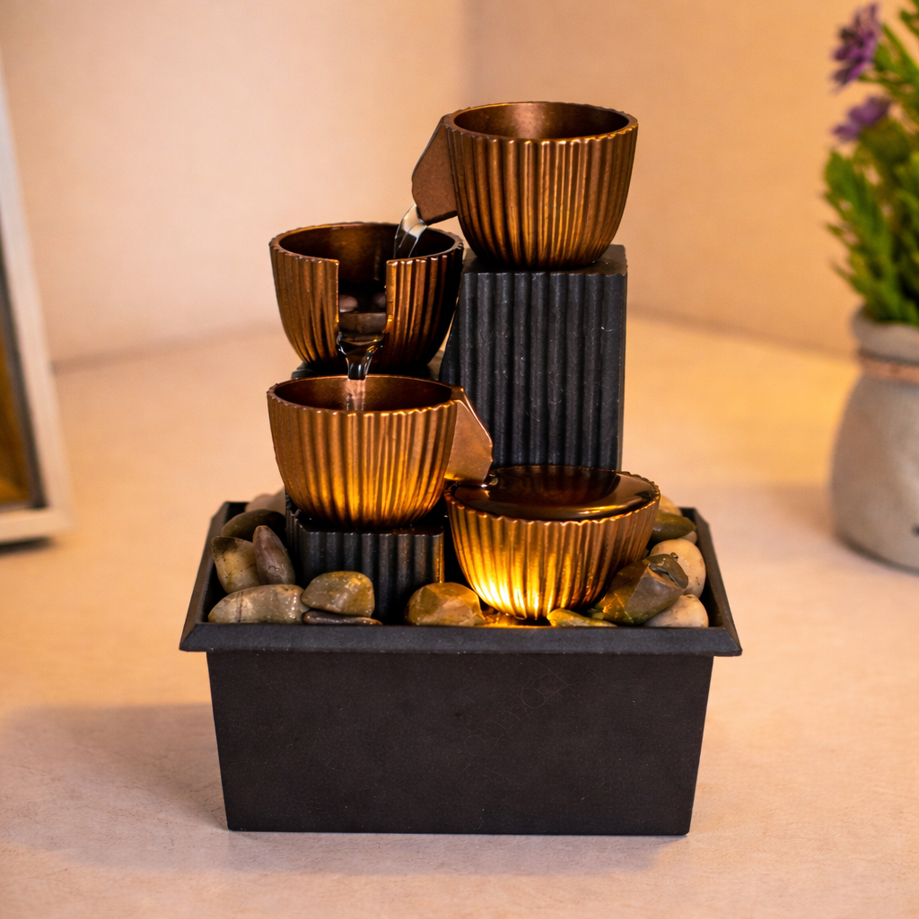 מזרקת מים כוסות