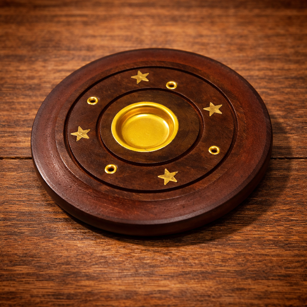 מעמד לקטורת קונוס, מעץ מנגו טבעי