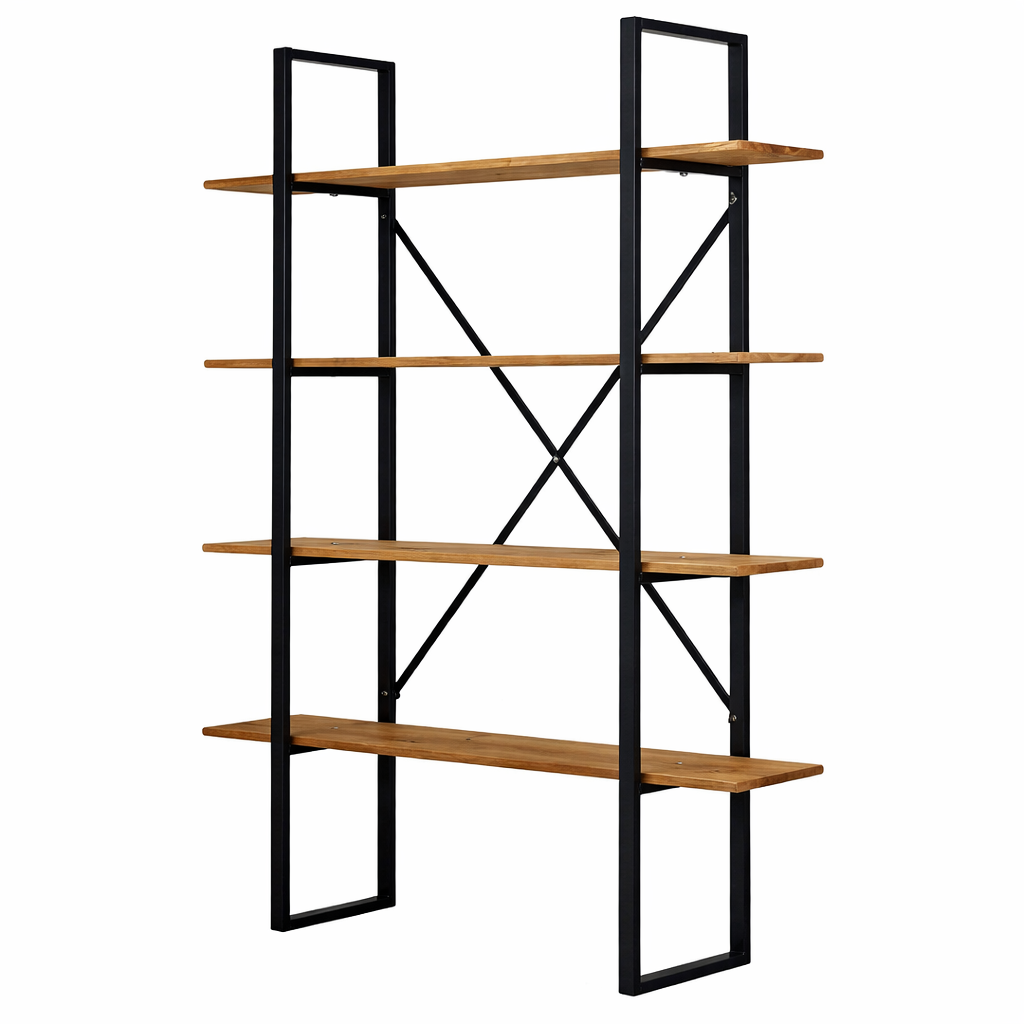 ספריה מעץ מלא